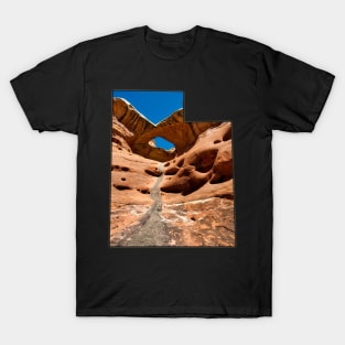 Utah State Outline - Canyonlands National Park T-Shirt